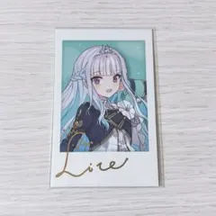 にじさんじ リゼ・ヘルエスタ 5th Anniversary チェキ 箔押し