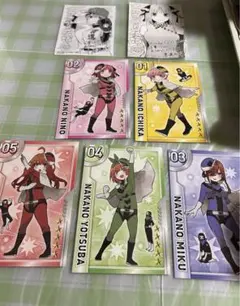 五等分の花嫁　ポストカード　イラストカード　セット