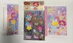 ツインクル キキララ リトルツインスターズ シール帳セット 45周年記念