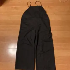 GU 黒 サロペット