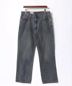 Levi's 565グレー ワイドデニムパンツ