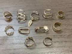 イヤーカフ ゴールド 11点セット