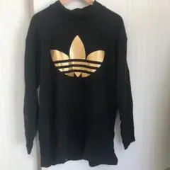 adidas ヴィンテージ デカロゴ スウェット トレーナー デサント製 90s