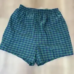 80s エルエルビーン メンズ チェック柄 ショートパンツ アメリカ製のサムネイル