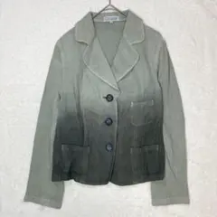 テーラードジャケット◆羽織 アウター グラデーション 春秋 オーバーサイズ