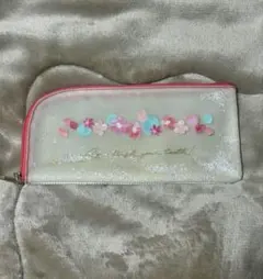 花柄 メッシュ ポーチ ペンケース