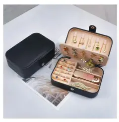 ⭐新品　ジュエリーボックス アクセサリー ケース コンパクト 持ち運び　大容量