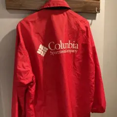 Columbia コーチジャケット ナイロンジャケット レッド