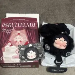 スカルパンダ　You Found Me! スマホストラップ　Darkness 黒