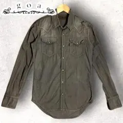 goa ゴア ダメージ 加工 デニムシャツのサムネイル