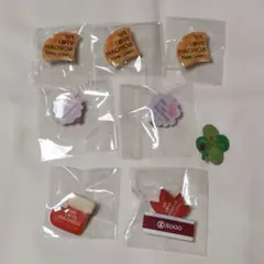 八王子 WE LOVE HACHIOJI ピンバッジ 新品未開封7個＋使用済1個