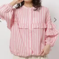 niko and... フリル付き五分袖シャツ M ろんちゃん様専用
