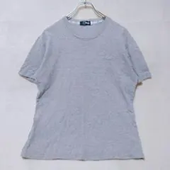 フィラ ワンポイントロゴ 半袖Tシャツ グレー クルーネック（M）