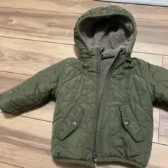 80センチ　プティマイン　キルティングアウター