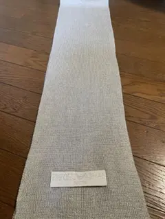 EMPORIO ARMANIマフラー 免税店限定 ノベルティシルバーグレー 美品