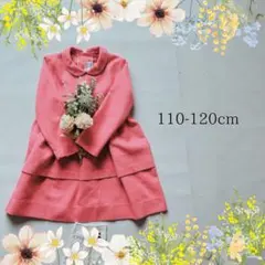 カラーワンピース　カラードレス　フォーマル　オケージョン　フリル　フレア　襟付き