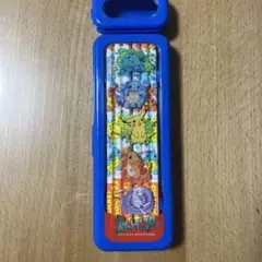 ポケモン 筆箱 青