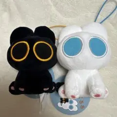 しろろとくろろ　ぬいぐるみ2体セット新品タグ付き