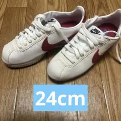 NIKE classic cortez White/Varsity Red