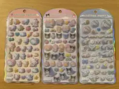 国内正規品 コットンパフィシール サンリオ 3点セット