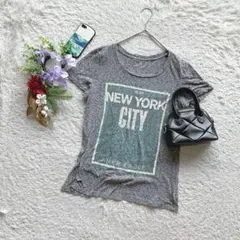アメリカンイーグル Tシャツ ロゴプリント L 半袖 ビンテージ カジュアル
