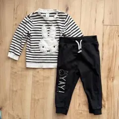 ★ミッフィー セットアップ トレーナー・パンツセット 92サイズ miffy