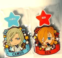 うたの☆プリンスさまっ♪　うたプリ　一番くじ　ラバーバッジ　レン　カミュ　セット