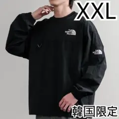 XXL＊アルバニークルーネック　ブラック　黒＊ロンT＊ノースフェイス＊韓国限定