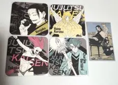 【即購入可】呪術廻戦展 コースター 羂索 来栖 烏鷺 シャルル メモコレ 夏油