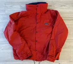 80s patagonia パタゴニア ナイロンジャケット レッド L 三角タグ