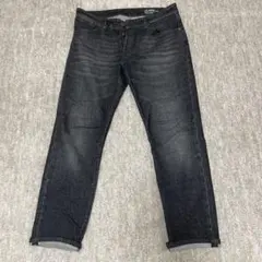 PT TORINOダークグレー スリムフィットデニム