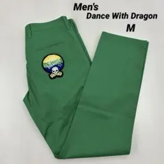 【美品】Dance With Dragon メンズ ゴルフパンツ グリーン Mのサムネイル