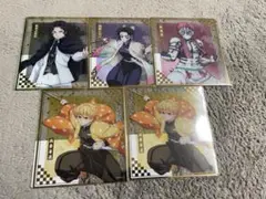 アニプレックスオンラインくじ 5枚セット F賞 クリア色紙