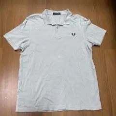 FRED PERRY フレッドペリーライトグレー ポロシャツ XL