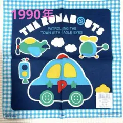 レトロ　1990年　新品未使用　パトカー　ハンカチ　サンリオ