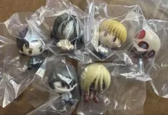 一番くじ　進撃の巨人　それぞれの決意 ちょこのっこフィギュア 6体セット