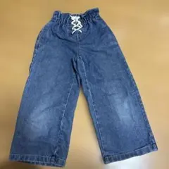 GU ワイドパンツ　デニム