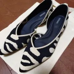 VIVAIA アニマルプリント ポインテッドトゥパンプス