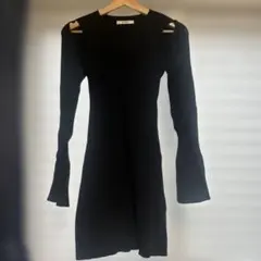 スナイデル ショルダーミニニットワンピ