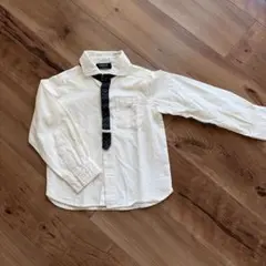 V.O.W.W. キッズ 長袖シャツ 飾りネクタイ110cm