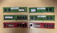 スペシャルプライス/ディスクトップ用パソコンメモリー各種6枚