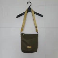 IBIZA　 ショルダーバッグ　カーキ&イエロー