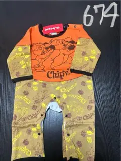 チップとデール新品ロンパース。サイズ80