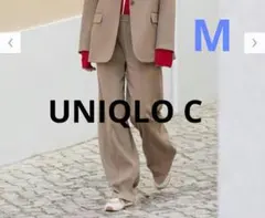 ユニクロ　UNIQLO　ユニクロc イージーワイドパンツ　ベージュ
