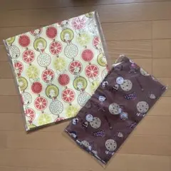 【新品】スヌーピー フルーツ柄とクッキー柄　大小トートバッグ２個セット