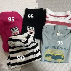 半袖、長ズボン、半ズボン、90.95.100 まとめ