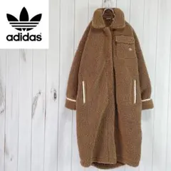 【美品】adidas　アディダス　シェルパボアロングフリース　レディースL相当