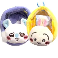 【匿名&追跡】ちいかわ　窓付きおかおミニポーチ　モモンガ　うさぎ　ナガノ