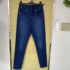 UNIQLO スキニー ハイライズ アンク ジーンズ 23サイズ 美品