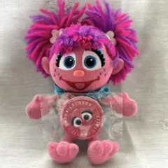 USJ アビーちゃん ぬぐるみキーホルダー　缶バッジ　セサミストリート